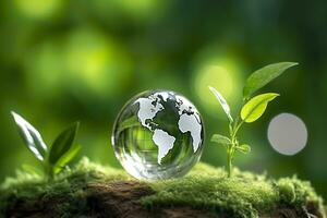 crystal-globe-icon-for-environment-social-governance-concept-generative-ai-free-photo